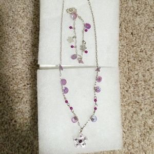 New! Delicate Necklace & Bracelet Set